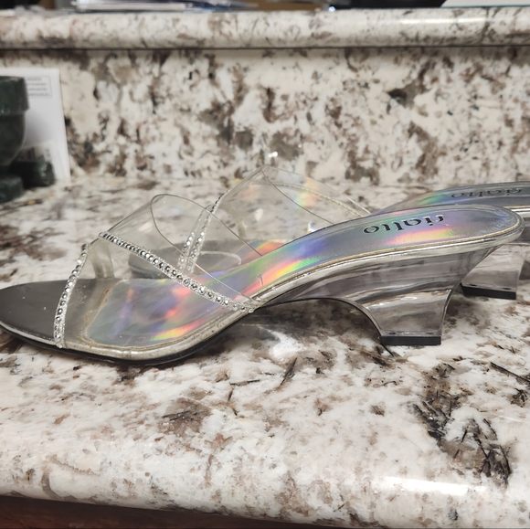 Clear Rhinestone Heels - Picture 2 of 6